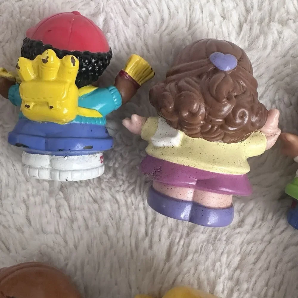 Fisher Price Little People Vintage Chunky Lot Of 13 Figure Toy 2000s